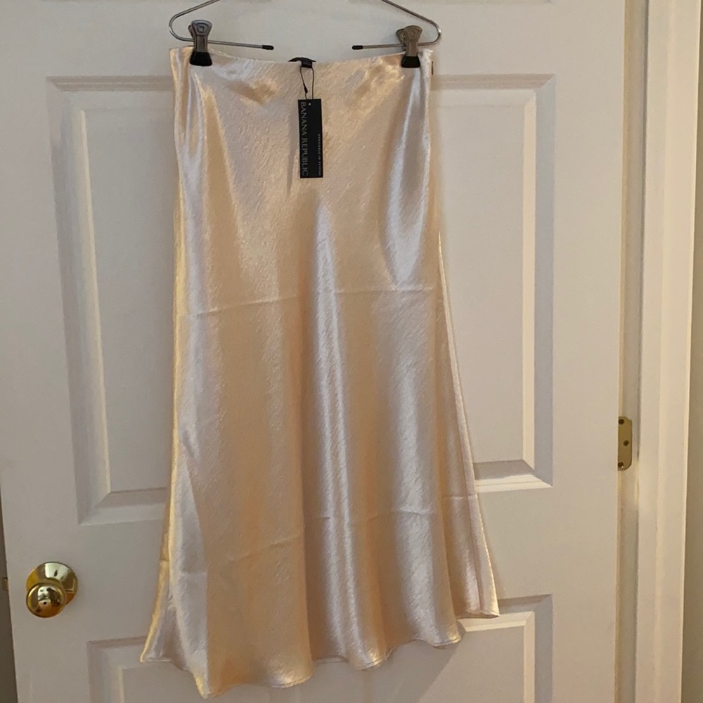 Banana republic side zip Midi skirt size 6